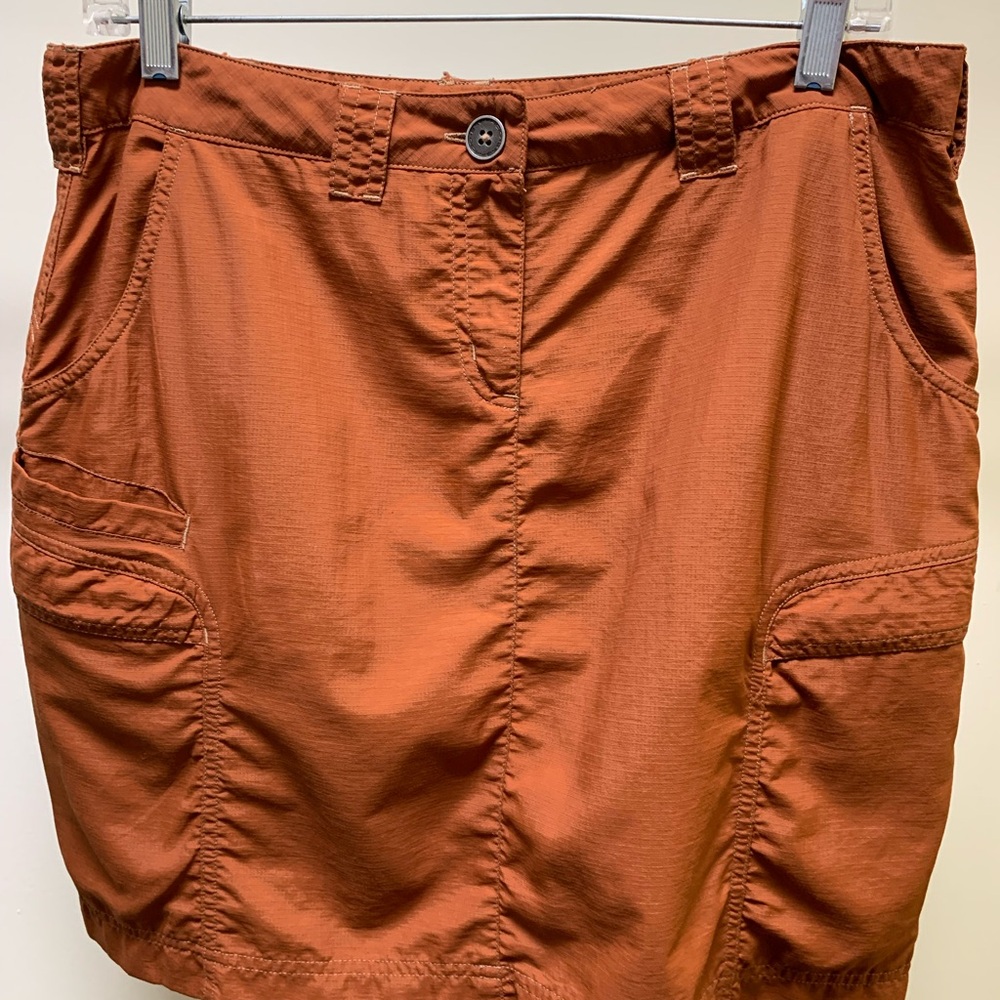 Exofficio Women’s Rust Colored Skirt Size 8